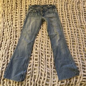 Lucky Brand Blue Flare Wide Leg Jeans Size 4/27